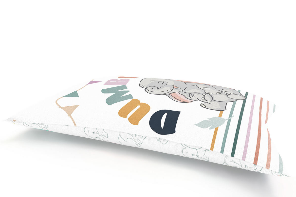 KINDER-SITZSACK - Dumbo - Multicolor/Weiß, Textil (100/25/135cm) - Green Bean