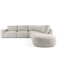 ECKSOFA RECHTS ZUCCO, Braun - Braun, Holz/Holzwerkstoff (304/293cm) - KONSIMO®