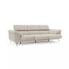 LINEARSOFA Donatello - Creme, Metall (265/76/102cm) - Divani.store
