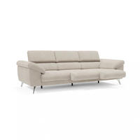 LINEARSOFA Donatello - Creme, Metall (265/76/102cm) - Divani.store