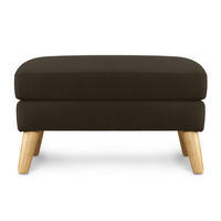 SITZHOCKER TAGIO Pouffe, braun - Braun, Buchenholz/Textil (65/46/80cm) - KONSIMO®