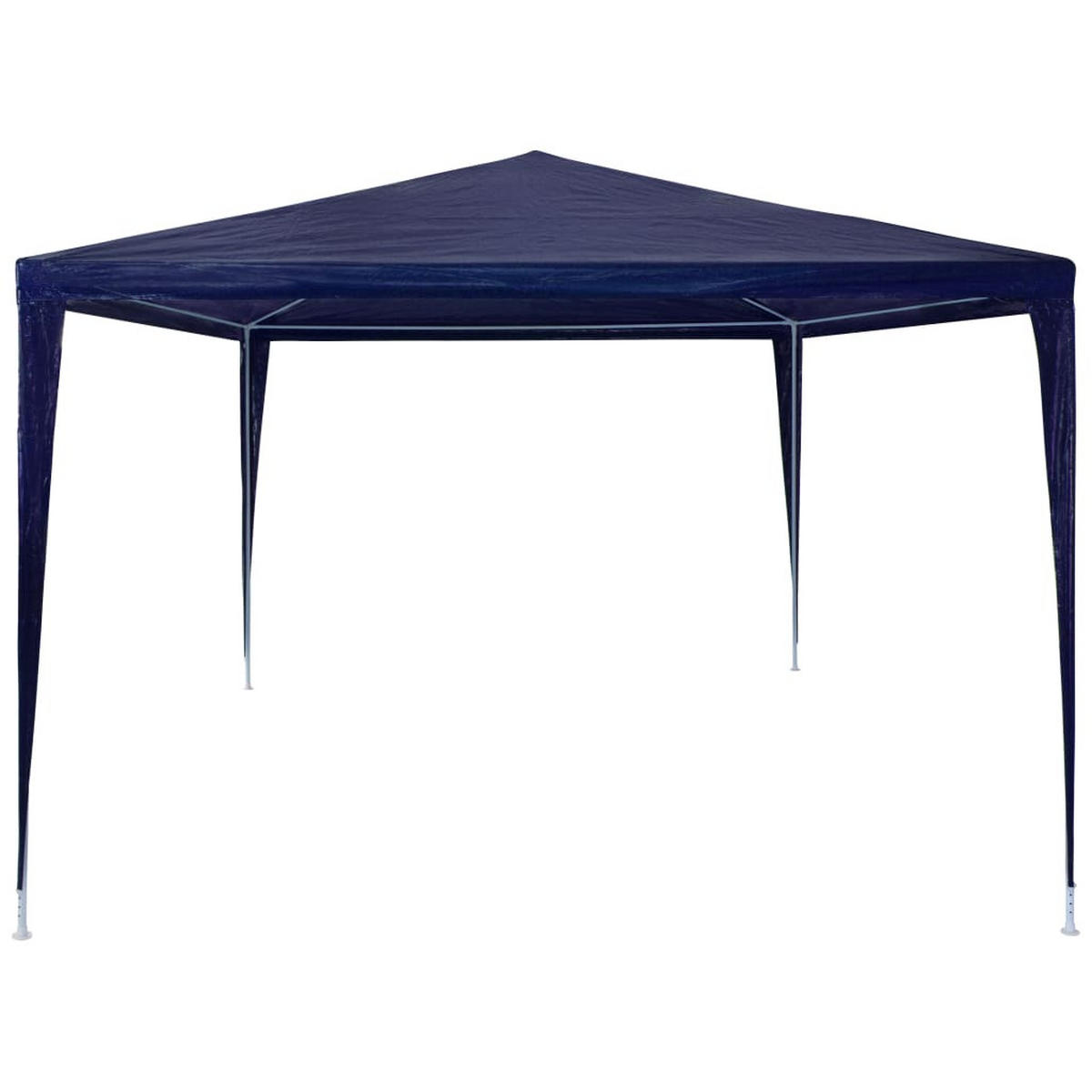 PARTYZELT 3/4 M Pe Blau - Blau, Kunststoff (300/255/400cm) - vidaXL