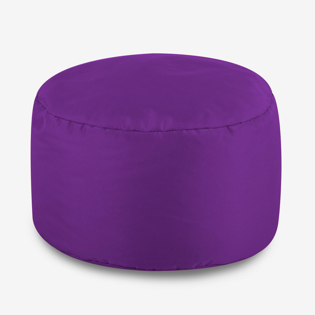 SITZPOUF Klassisch Rund - Lila, Kunststoff (38/20/38cm) - Veeva