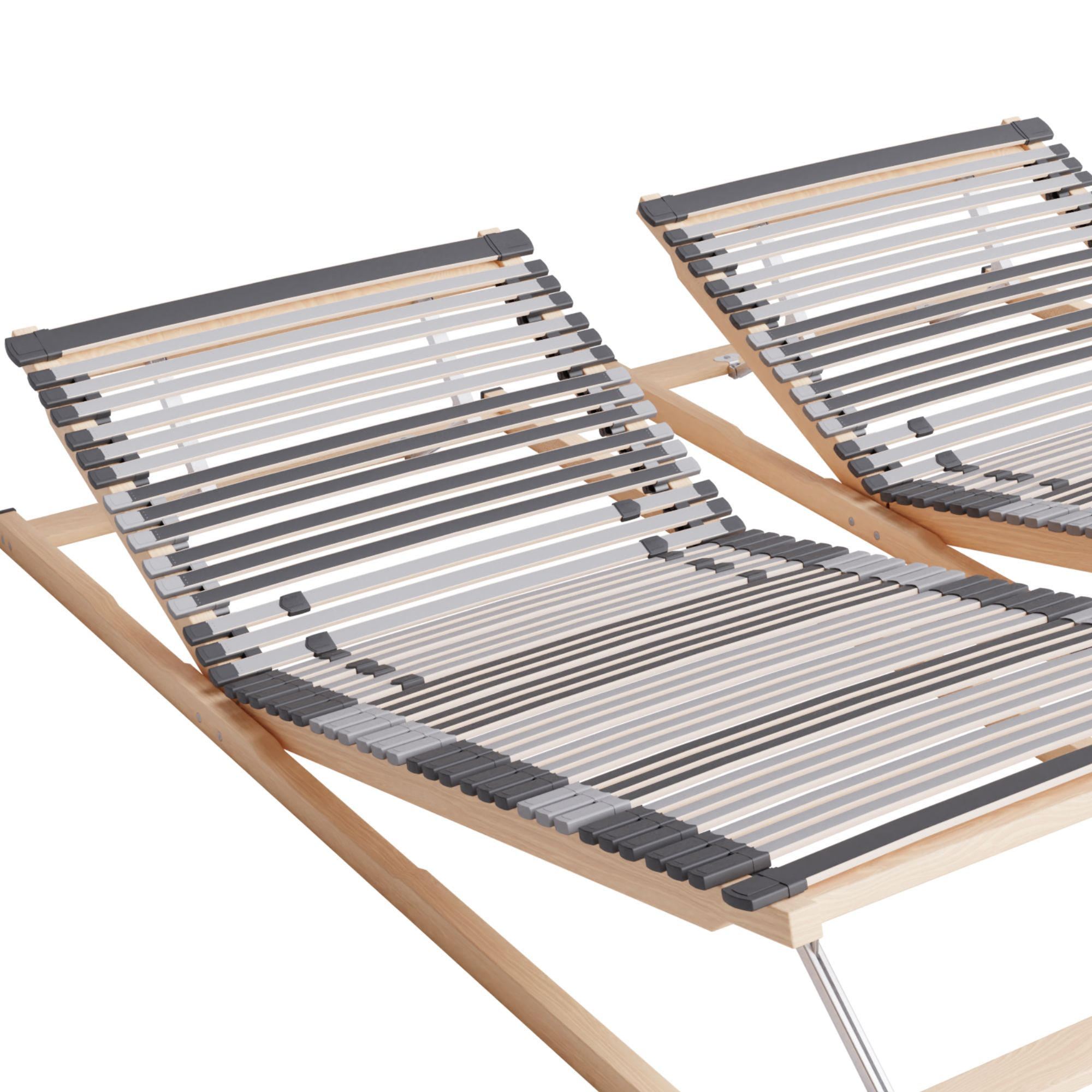 LATTENROST VERSTELLBAR 160/200 cm - Braun, Holz (160/200cm) - AM Qualitätsmatratzen