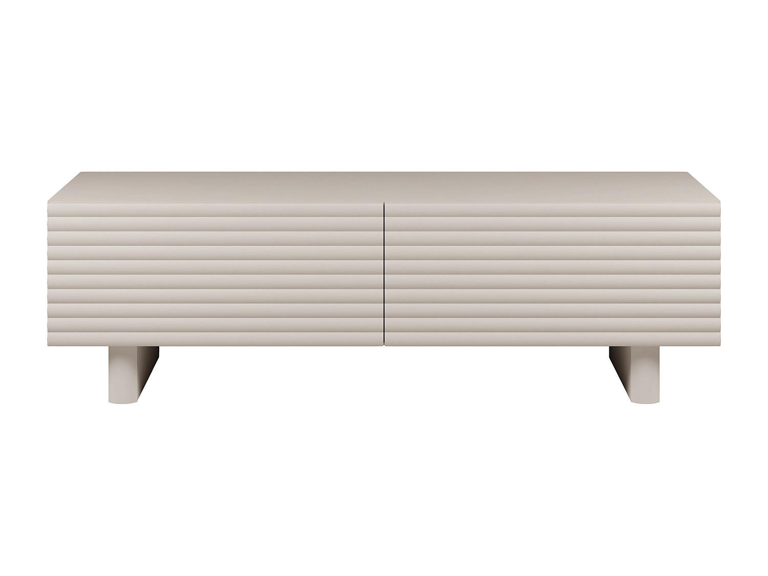 TV-BOARD - 150 cm x 36.8 cm - Holz, Platte - Beige - LUDIMA - Beige, Holz (150/46.1/36.8cm) - Vente-Unique