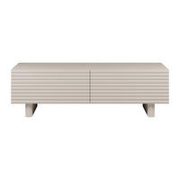 TV-BOARD - 150 cm x 36.8 cm - Holz, Platte - Beige - LUDIMA - Beige, Holz (150/46.1/36.8cm) - Vente-Unique