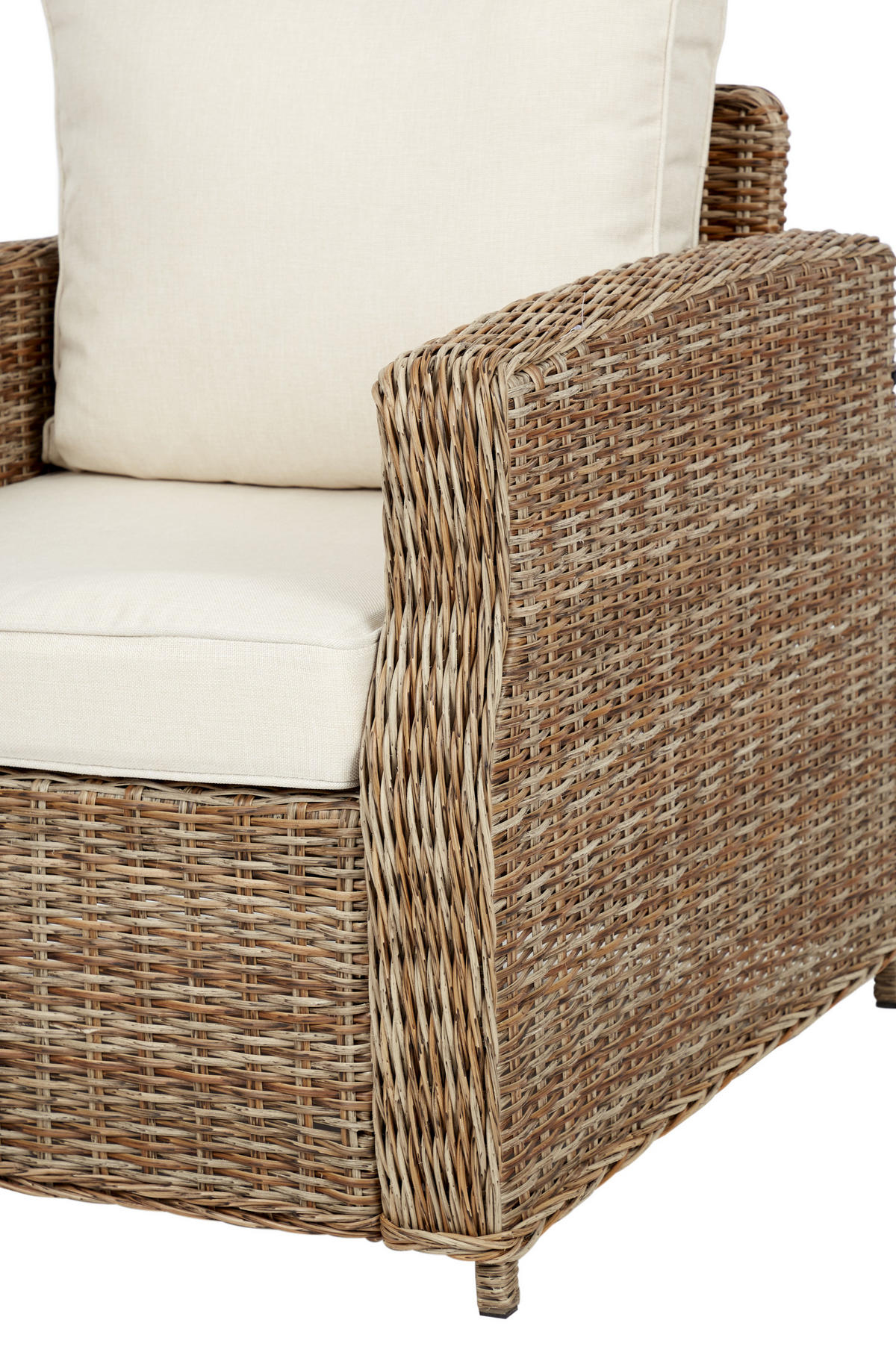 GARTENSESSEL, Gram, Natur, Rattan, 81 x 80 x 77 cm - Naturfarben, Naturmaterialien (81/77/80cm) - ebuy24