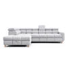 ECKSOFA - BUN - Hellgrau - Arena 15 - Links - Hellgrau, Holzwerkstoff (276/209cm) - Möblo