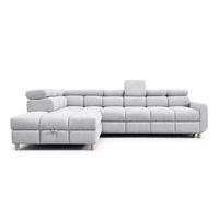 ECKSOFA - BUN - Hellgrau - Arena 15 - Links - Hellgrau, Holzwerkstoff (276/209cm) - Möblo