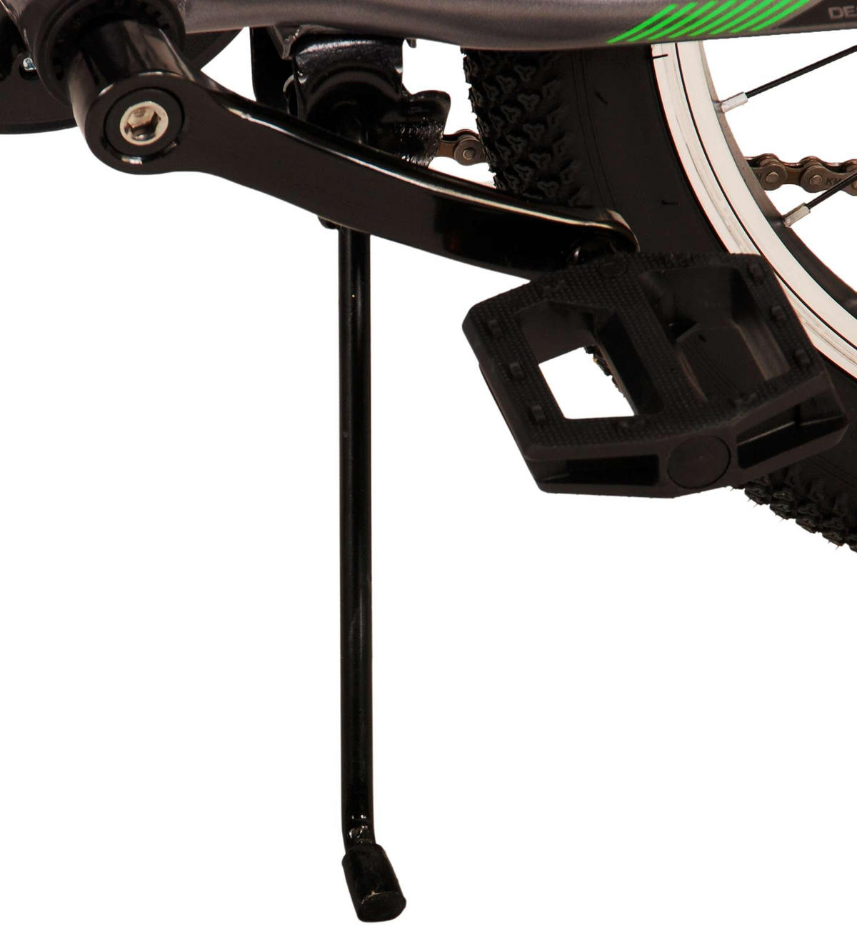 KINDERFAHRRAD Cross - Jungen - 20 Zoll - Rücktritt + Handbremse - 6 Gänge - Grau - Grau, Metall (55cm) - TPFSports