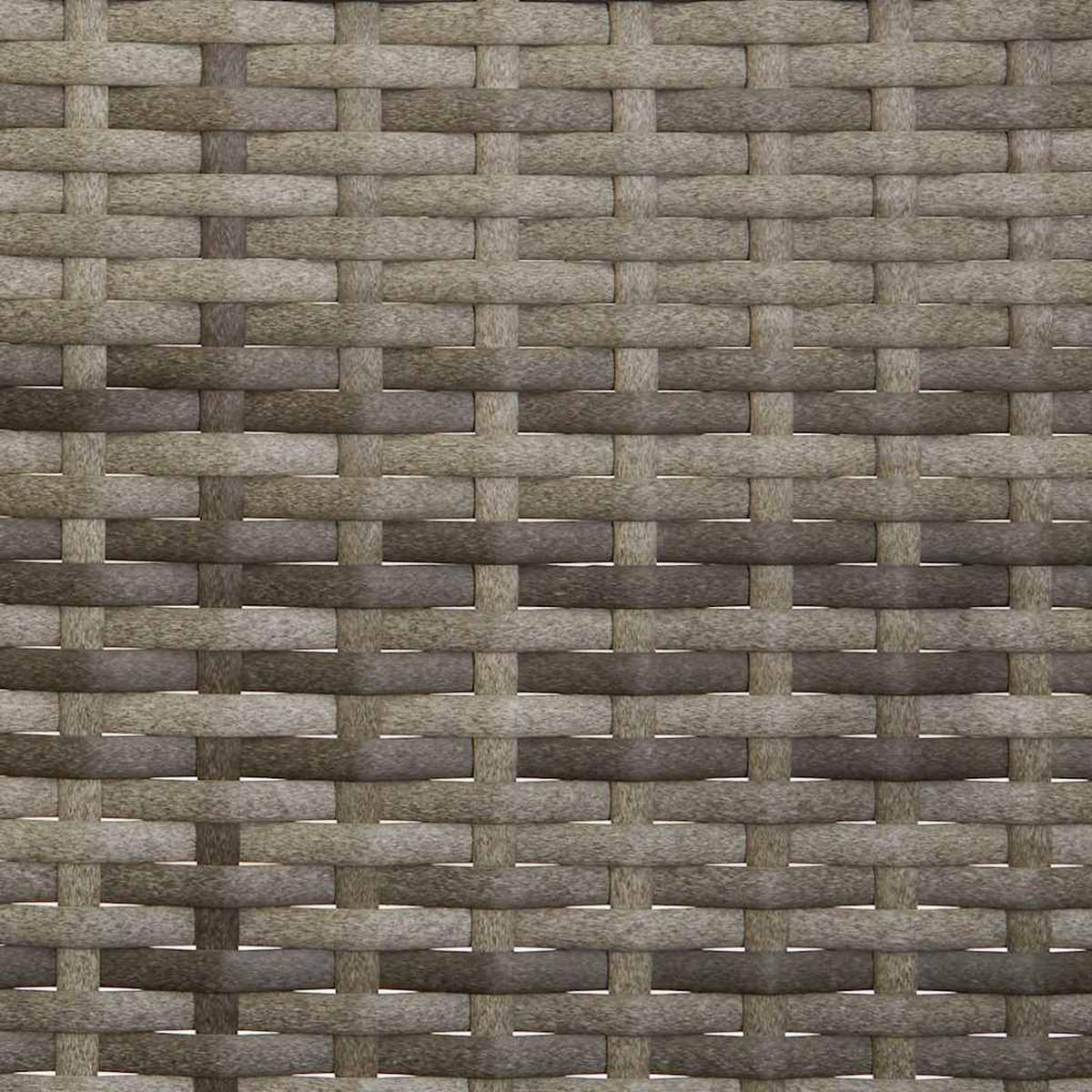GARTENBANK 2-Sitzer Mit Kissen Grau Poly Rattan - Grau, Kunststoff (90/85/51cm) - vidaXL