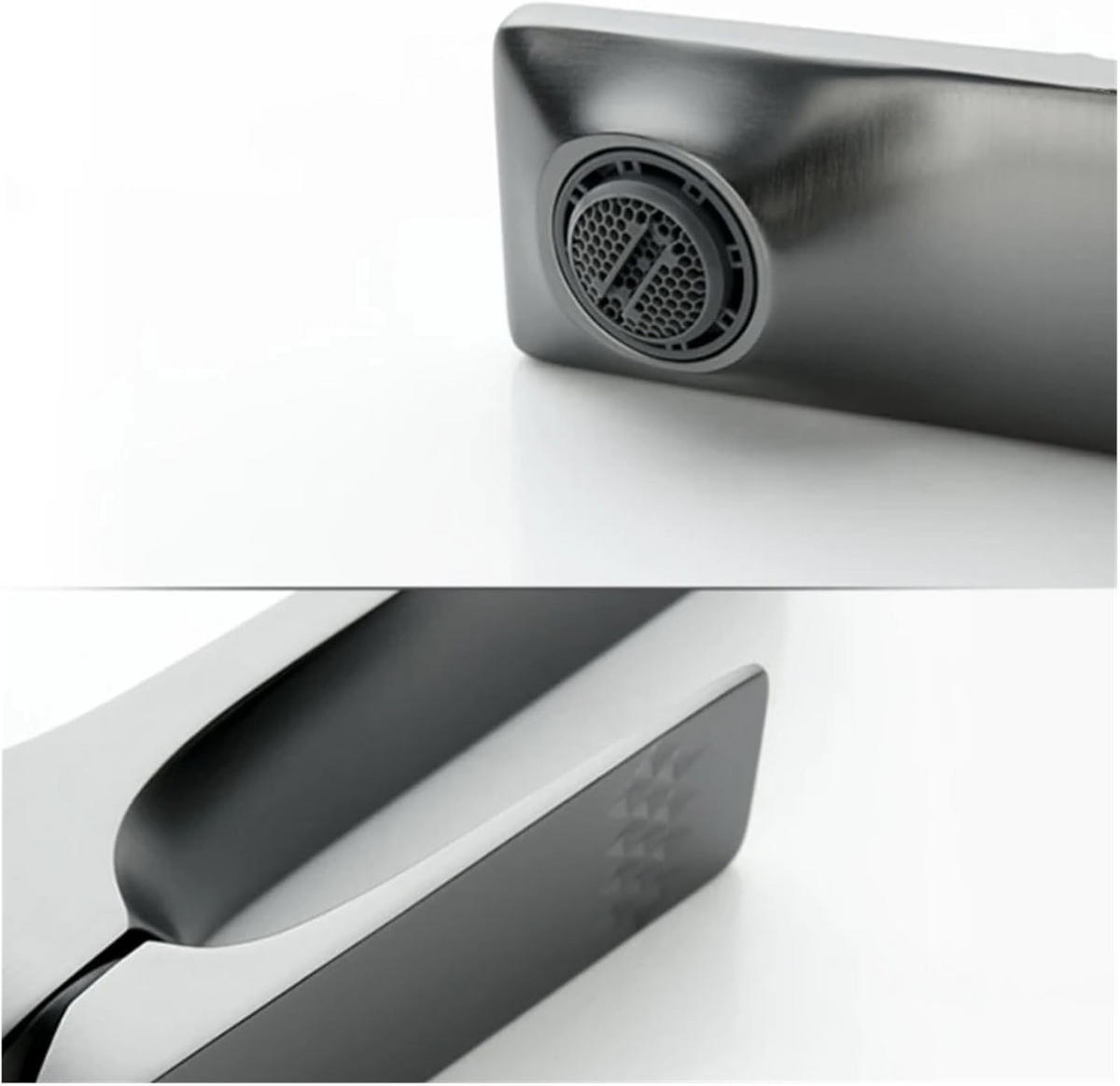 BADARMATUR mit Zulaufrohr, 180 x 160 mm, schwarz - Schwarz, Metall (30/10/25cm) - Vallsero