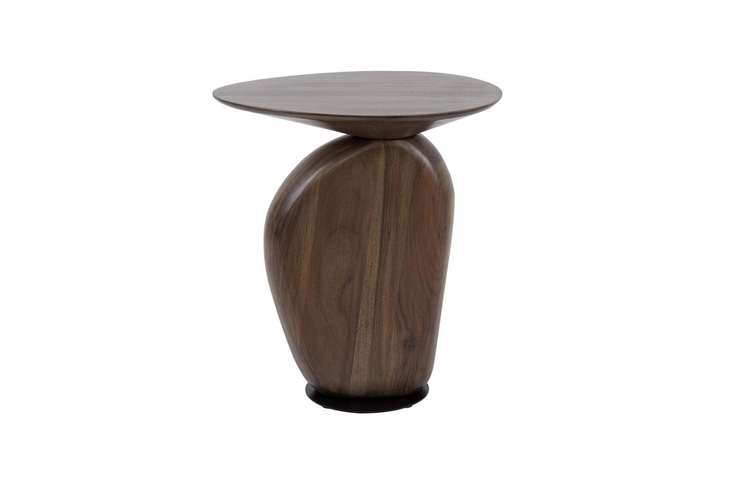 BEISTELLTISCH MINOTA Braun Akazie - Braun, Akazienholz/Holz (45/36/50cm) - KAWOLA