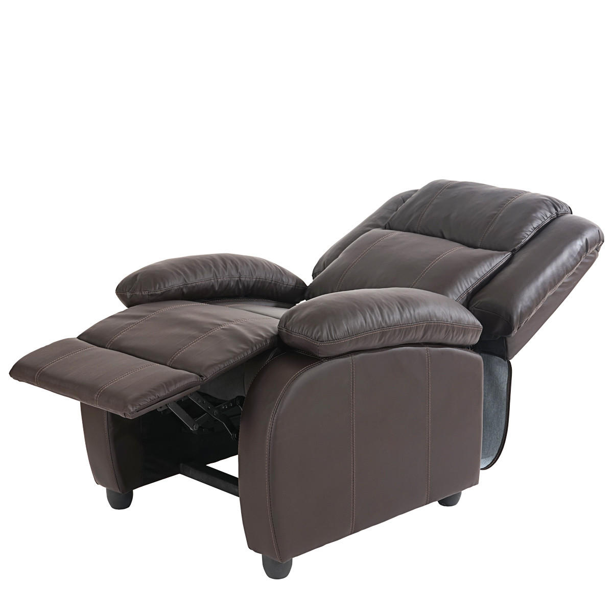 RELAXSESSEL Rehbraun - Hellbraun, Textil (84/102/93cm) - MCW