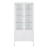 VITRINE Weiß - Weiß, Holzwerkstoff (80/180/35cm) - ebuy24