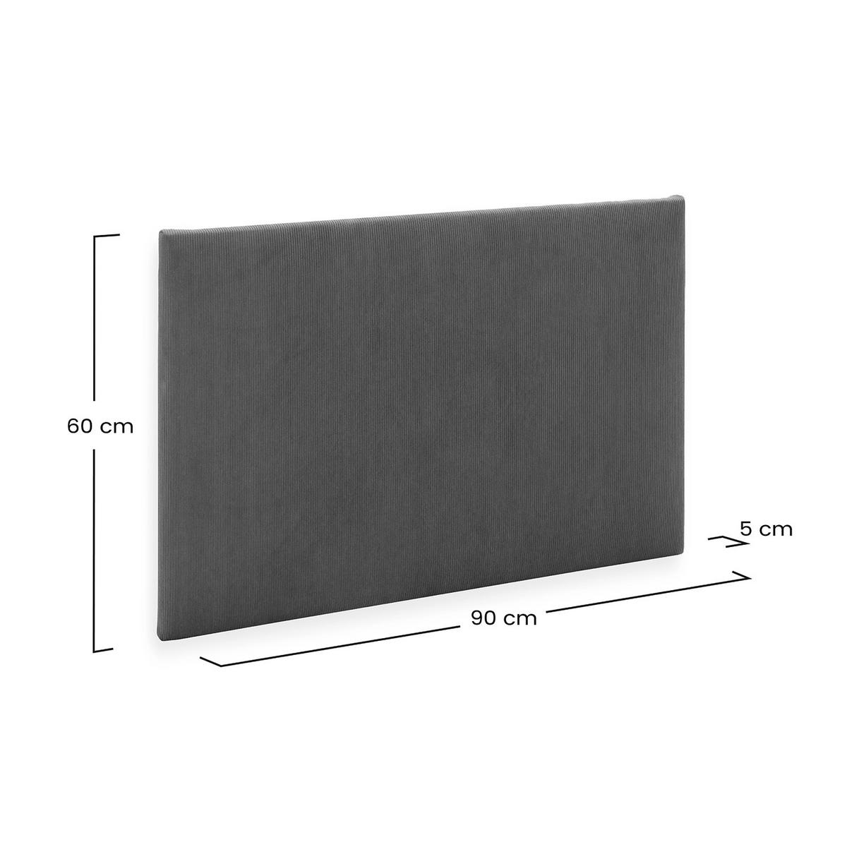 KOPFTEIL Bari 90x60 cm Grün - Grün, Textil (6/90/90cm) - VS Venta-stock