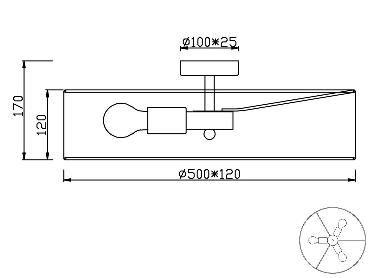 LED-DECKENLAMPE Ø50cm, Lampenschirm Stoff Weiß - Weiß, Textil (50/50/17cm) - meineWunschleuchte