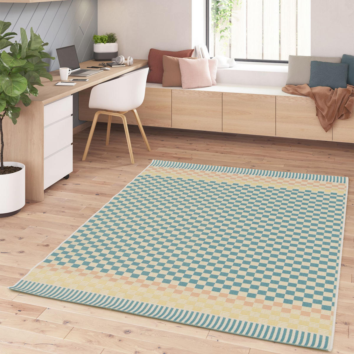 OUTDOORTEPPICH 200/290 cm Mille - Türkis, Textil (200/290cm) - Steffensmeier