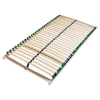 LATTENROST 90x200 cm aus Buchenholz – 7 Zonen Federholzrahmen - Buchefarben/Braun, Holz (90/200cm) - Sleepneo