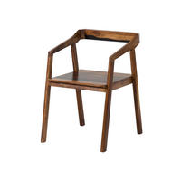 STUHL Massivholz 45 x 51 x 76 cm dunkelbraun ANCONA #200 - Dunkelbraun, Holz (45/76/51cm) - Massivmoebel24