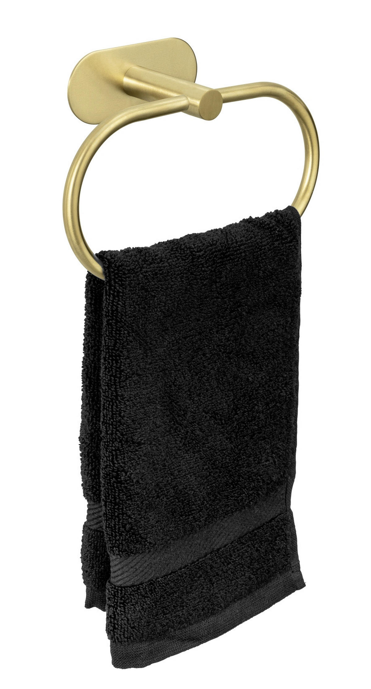 HANDTUCHRING Turbo - Loc Orea Shine 7,5/20,5/12,5 cm - Goldfarben, Metall (20.5/12.5/7.5cm) - Wenko