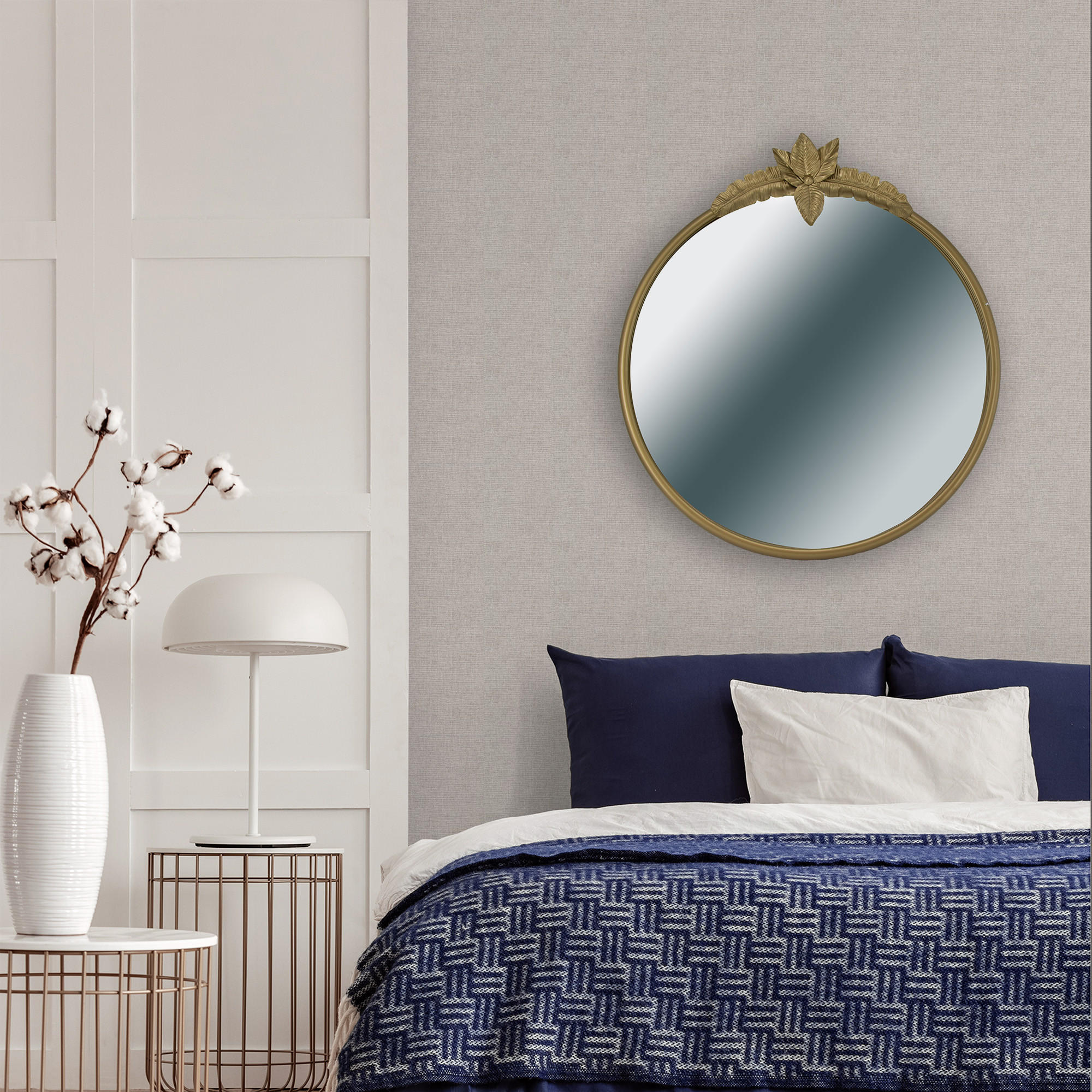 SPIEGEL Cindy - 40x79.5cm - Goldfarben, Glas/Metall (79.5/1/40cm) - Art for the Home