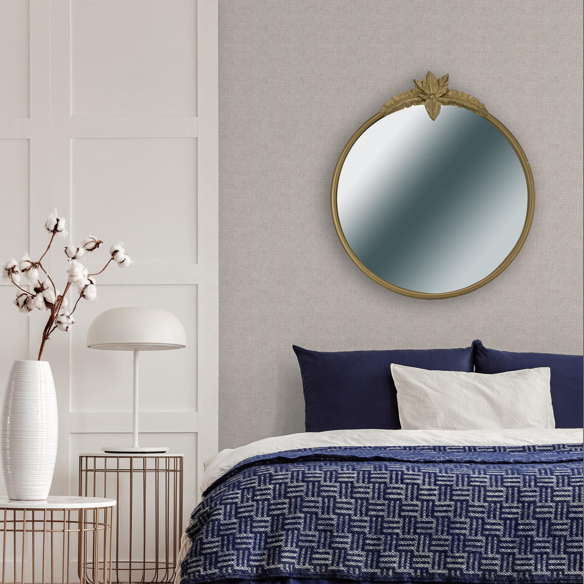 SPIEGEL Cindy - 40x79.5cm - Goldfarben, Glas/Metall (79.5/1/40cm) - Art for the Home