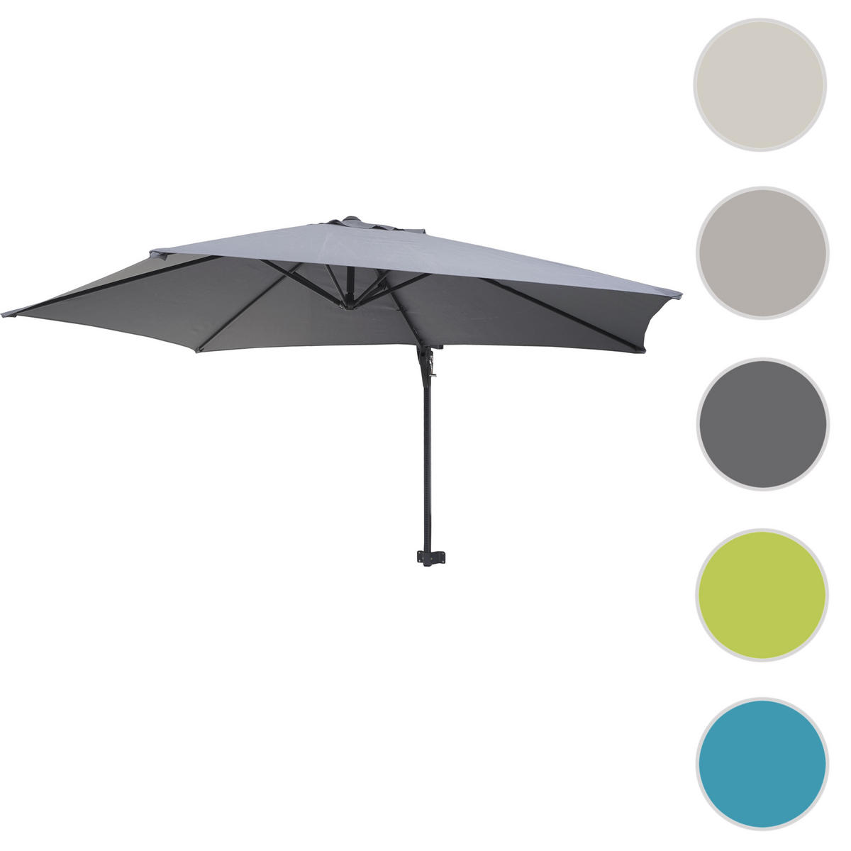 WANDSCHIRM 3M NEIGBAR Grau - Grau, Textil (300/280cm) - MCW