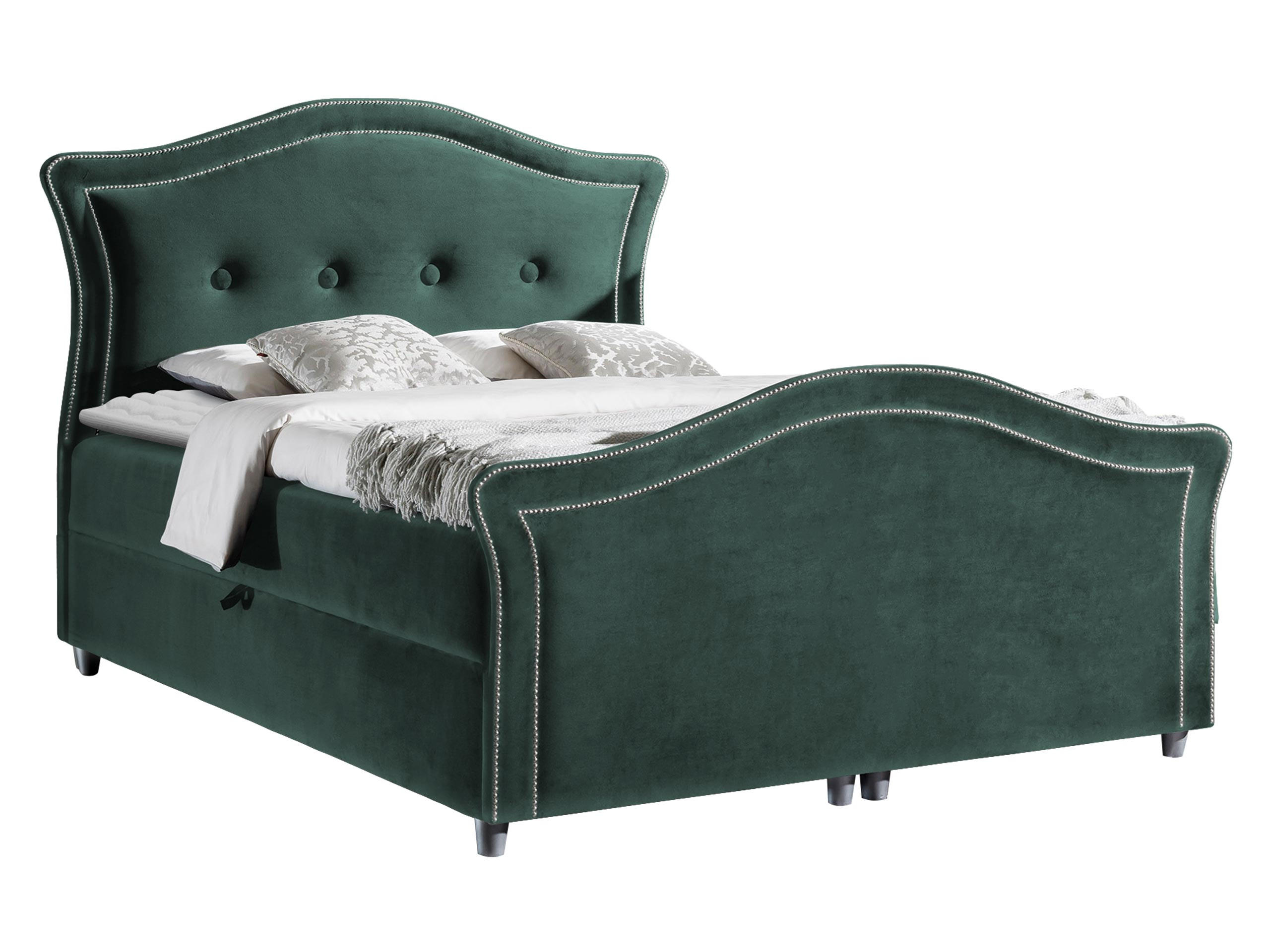 BOXBETT Bedran Lux - Hellgrün, Holz (180/200cm) - MIRJAN24