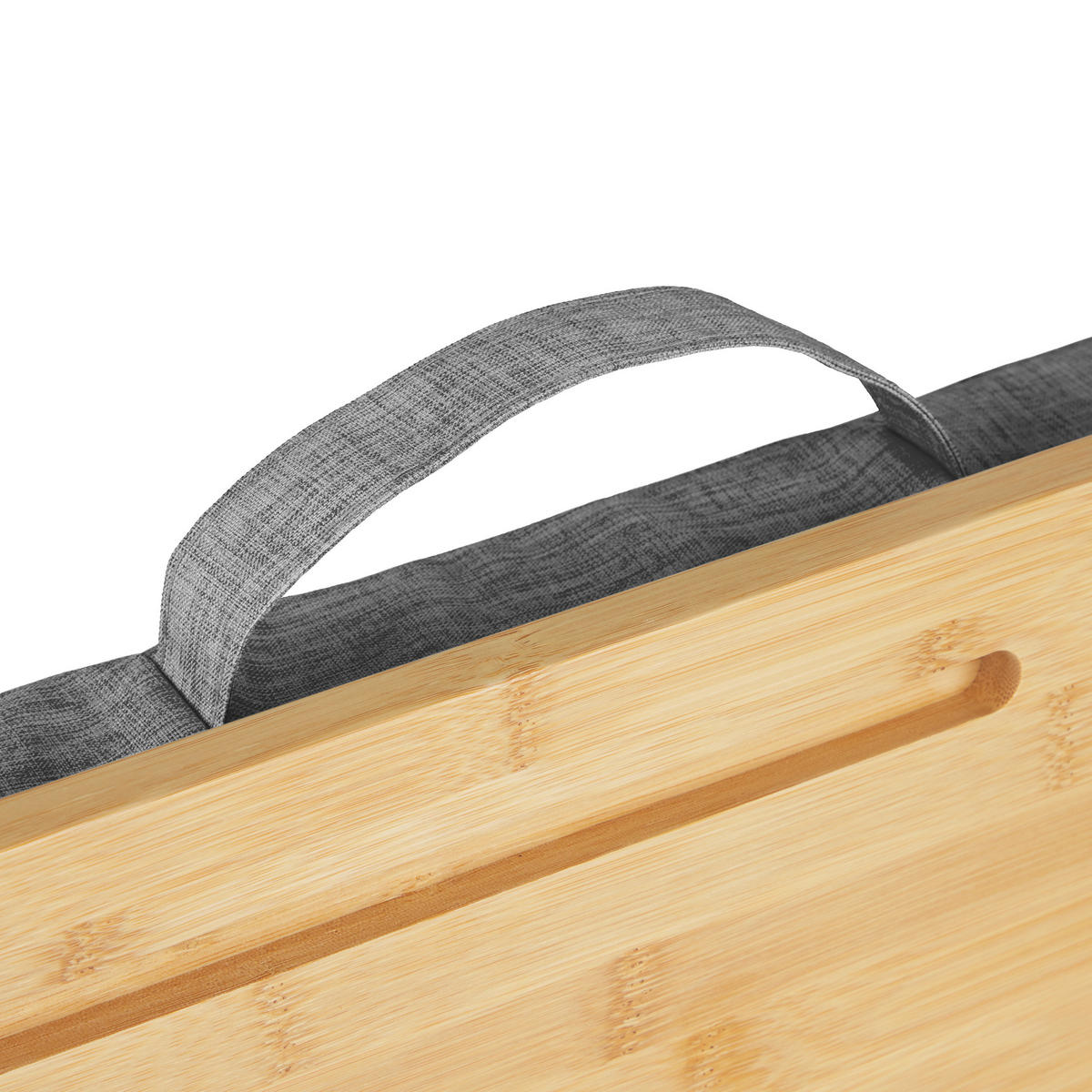 VANKÚŠ na laptop - viacfarebná, drevo/textil (36/51/8cm) - Relaxdays