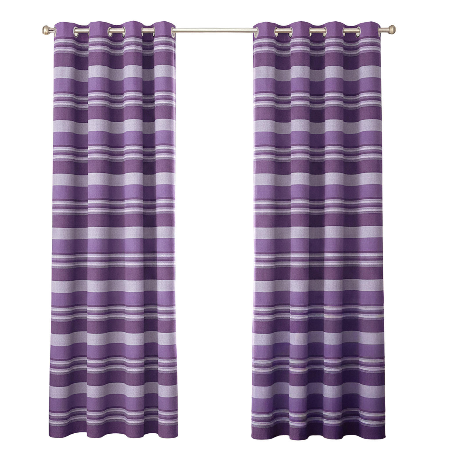 ÖSENVORHANG Morocco blickdicht 2er-Set, 167/228 cm - Lila, Textil (167/228cm) - Homescapes