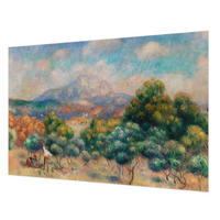 FOTOTAPETE 152x104 cm - Berglandschaft - Grün, Textil (152/104cm) - Wallfluent