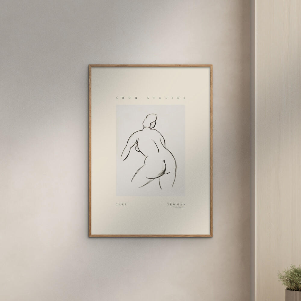 POSTER Arch Atelier - Carl Newman 02 - Naturfarben, Papier (30/40/0.1cm) - Poster&Frame