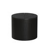 COUCHTISCH Tavilo Eiche/Schwarz 38 x 38 cm - Schwarz/Braun, Holzwerkstoff (38/38/32cm) - Vicco