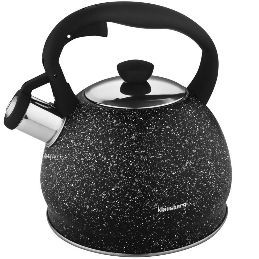 WASSERKESSEL Schwarz 19.5/18/20.5 cm KB7320 - Schwarz, Kunststoff (19.5cm) - Klausberg 