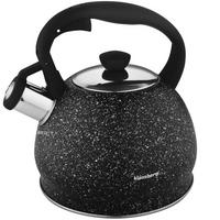 WASSERKESSEL Schwarz 19.5/18/20.5 cm KB7320 - Schwarz, Kunststoff (19.5cm) - Klausberg 