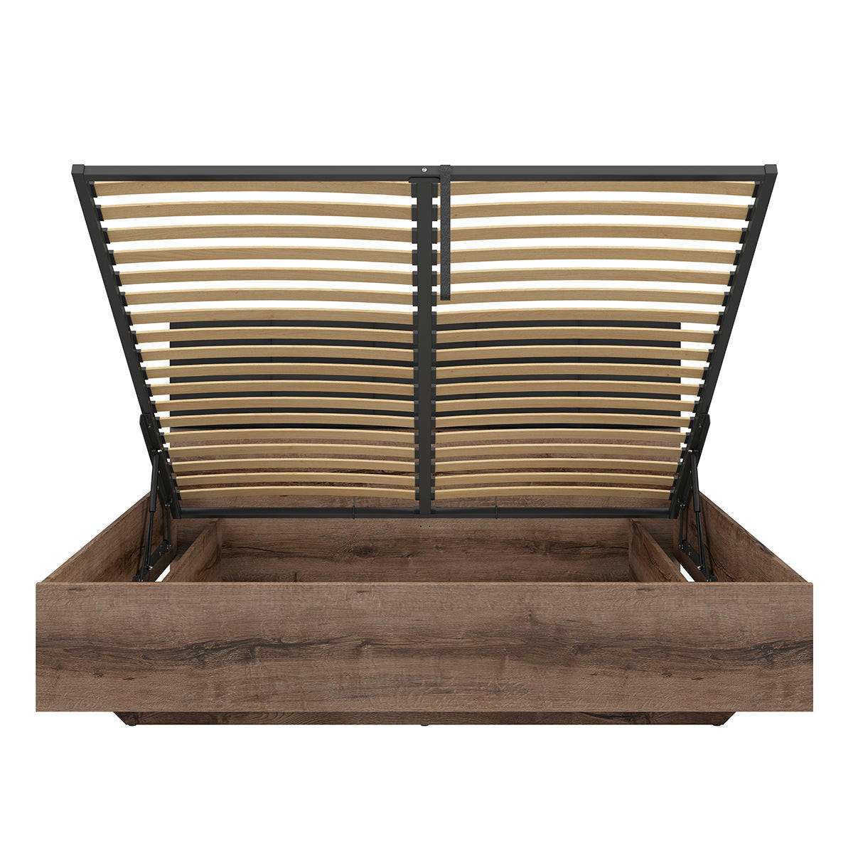 BOXSPRING POSTELJA 180/200 Romane Les - rjava, leseni material (180/200cm) - Petits-meubles