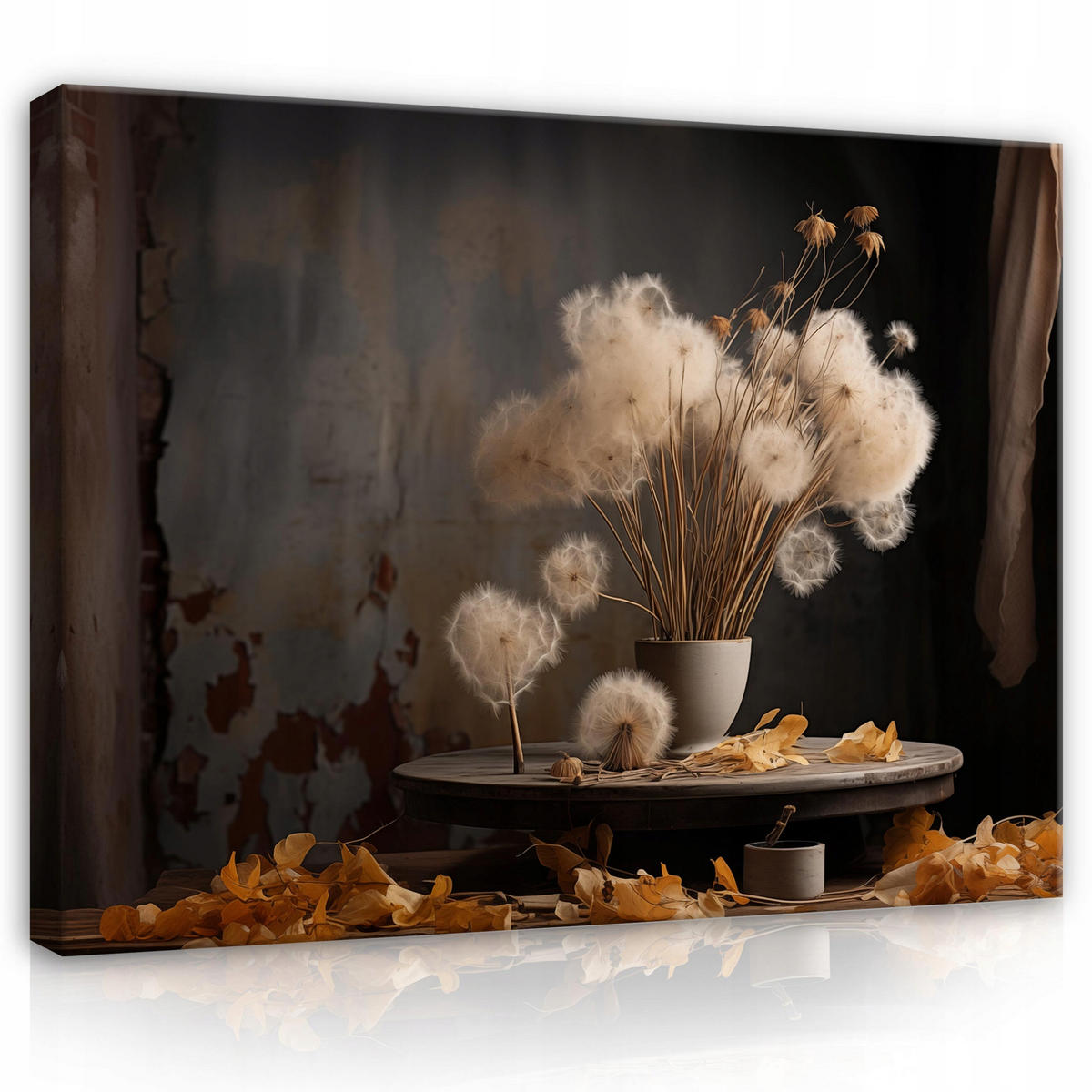 BILDER Blumen Vintage Schlafzimmer 60x40 - Multicolor, Holzwerkstoff (60/40cm) - Wallarena