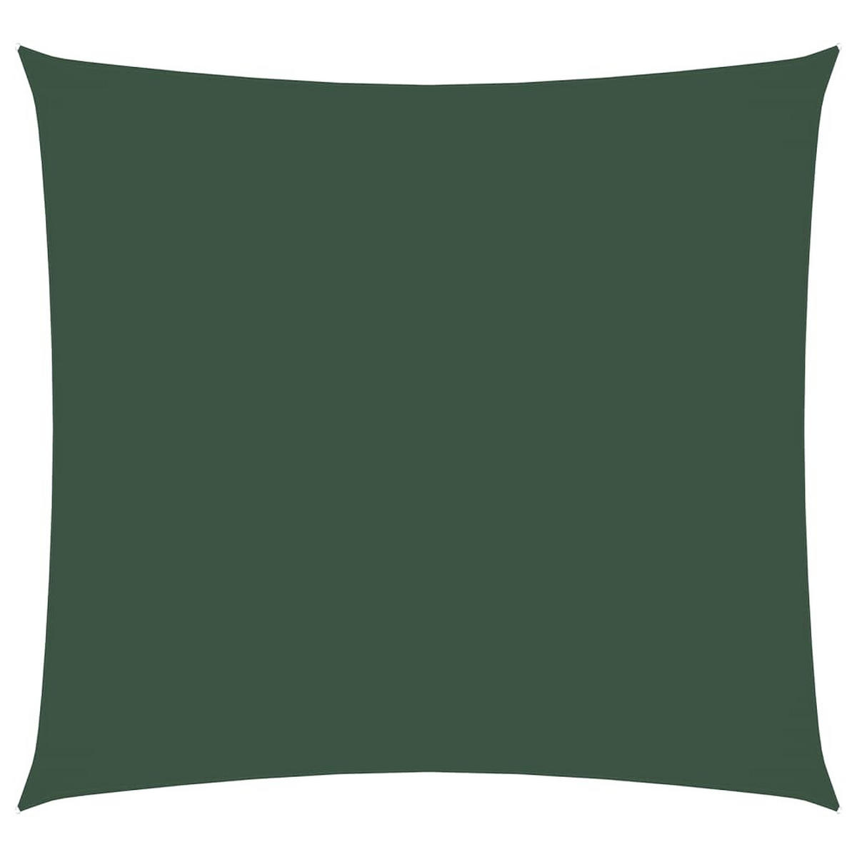 SONNENSEGEL Oxford-Gewebe Quadratisch 4,5x4,5 m Dunkelgrün - Grün, Textil (450/450cm) - furnicato