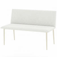 SITZBANK Creme 120.0/61.5/85.0 cm - Creme, Textil (61.5/85/120cm)