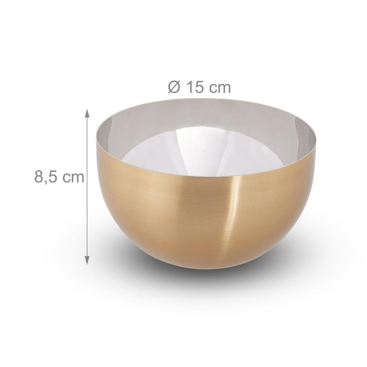 SERVÍROVACIA misa - viacfarebná, kov (15/8.5/15cm) - Relaxdays