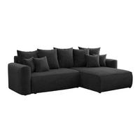 ECKSOFA BALI L - Schwarz, Holzwerkstoff (260/160cm) - Meblini