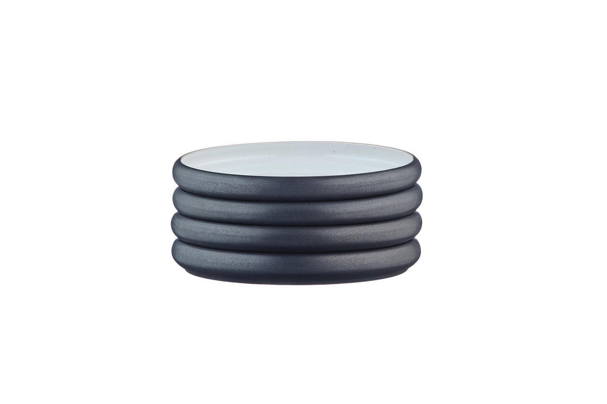 TELLER Gourmet Ø15,5cm - 4er-Set - Onyx - Schwarz, Keramik (15.5cm) - Björn