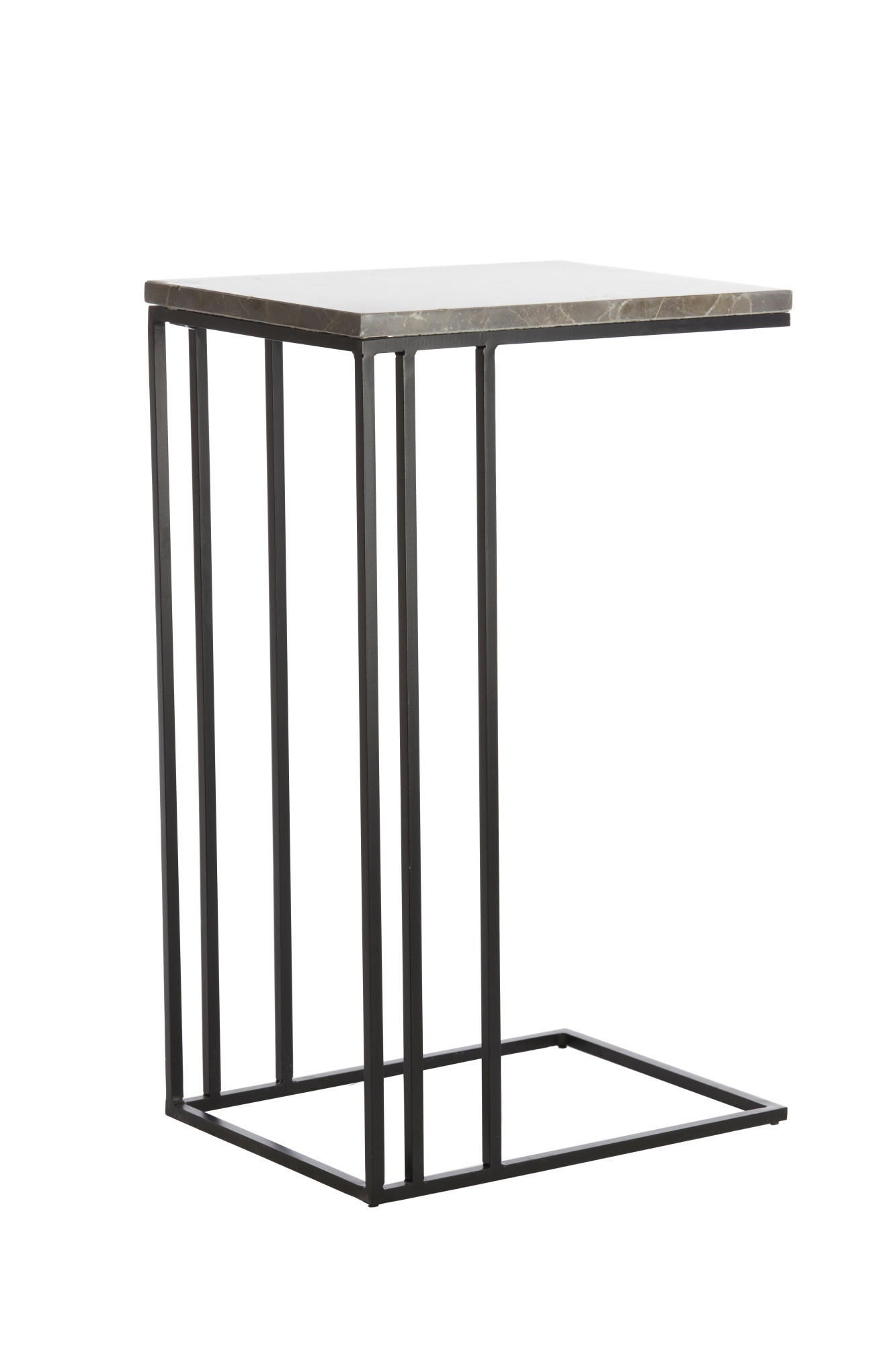 BEISTELLTISCH Roshan Schwarz 41/31/66 cm - Schwarz, Metall (41/31/66cm) - Light & Living