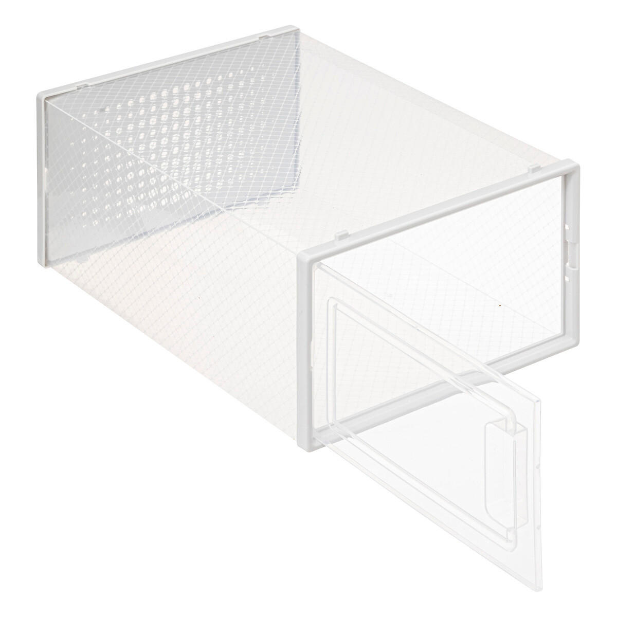 SCHUHBOXEN 4er-Set Stak 33,5/23,2/14 cm - Transparent, Kunststoff (23.2/14/33.5cm) - 5five Simply Smart