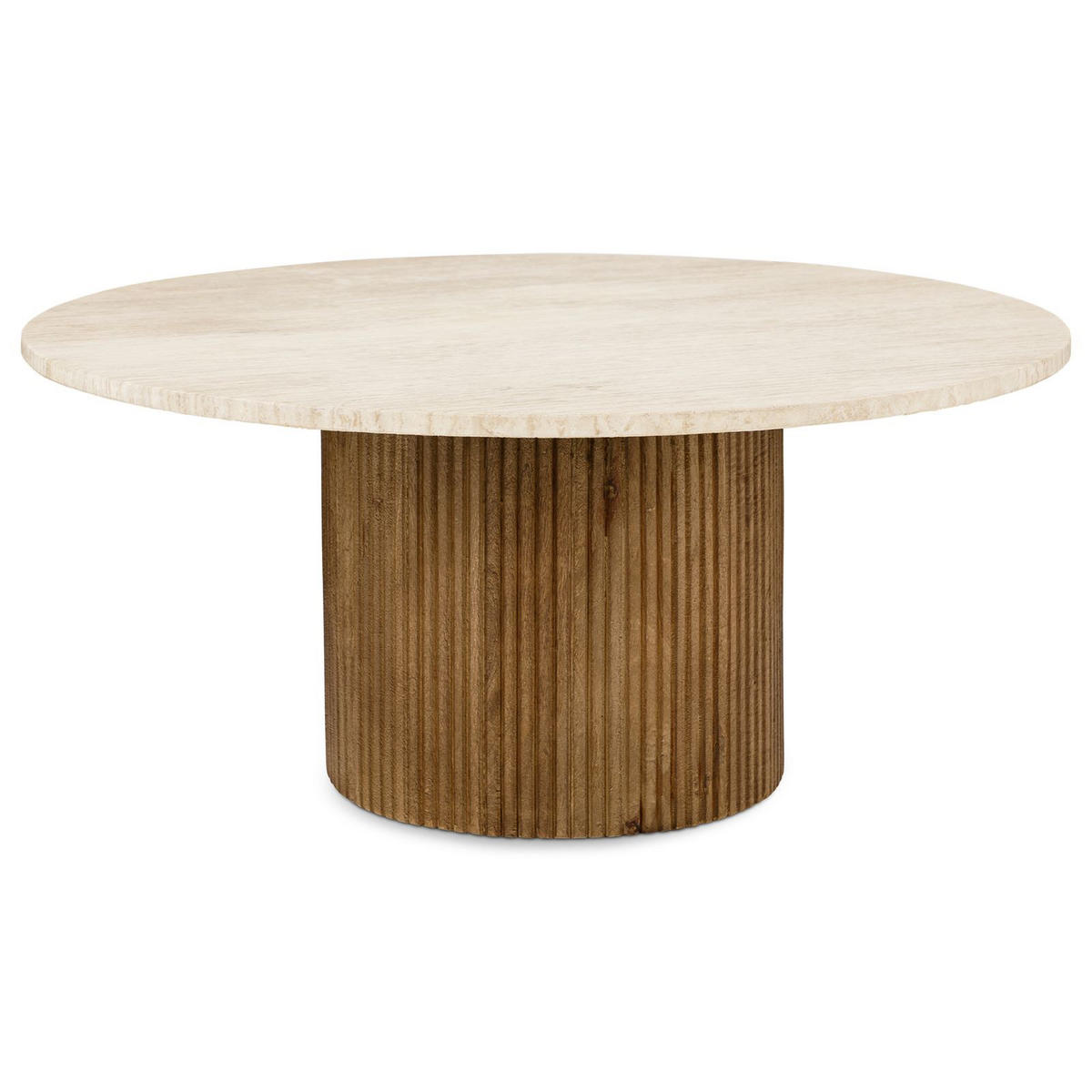 COUCHTISCH NARMADA braun - Braun, Naturmaterialien/Holz (80/80/35cm) - IDIMEX