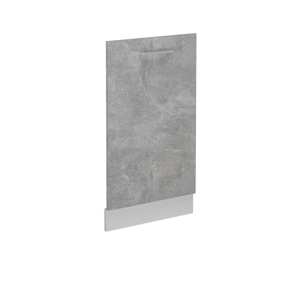 FRONTPANEL R-Line betong 45 cm utan b&auml;nkskiva Gr&aring;, Vit 81.8/45/1.6 cm
