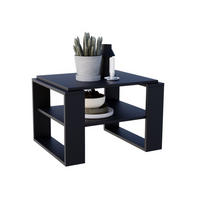 COUCHTISCH Holzwerkstoff rechteckig stabil Schwarz 44/54/63cm - Schwarz, Holzwerkstoff (54/63/44cm) - CraftPAK