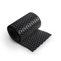 SICHTSCHUTZSTREIFEN Rattan Einzelstreifen für Doppelstabmatten Schwarz 2,55m - Schwarz, Kunststoff (255/19cm) - ZAUN|ZU