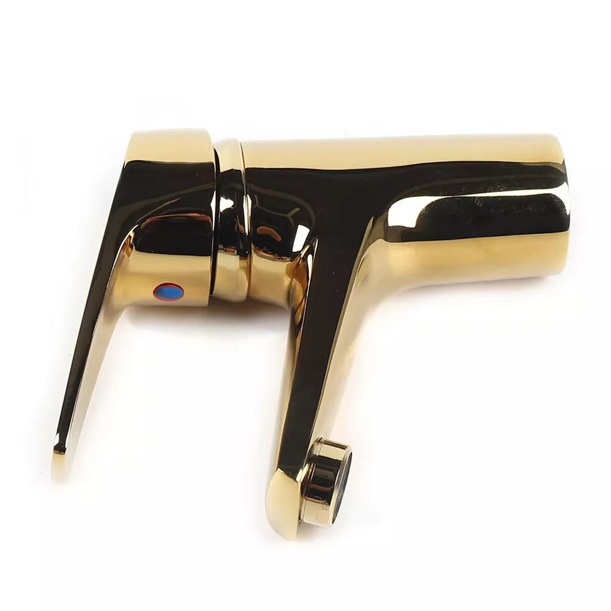 WASCHTISCHARMATUR Gold Einhebelmischer Waschbecken - Goldfarben, Metall (11/14/3.5cm) - Kaket